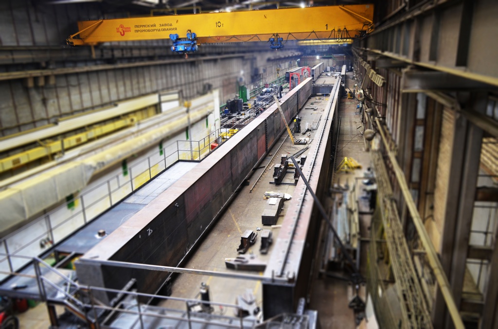 стапельная сборка крана